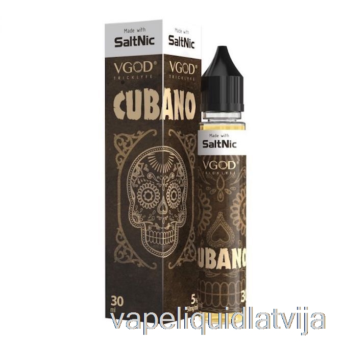 Cubano - Vgod Saltnic - 30ml 25mg Vape šķidrums